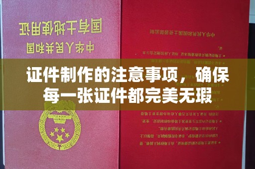 铜锣证件制作的注意事项，确保每一张证件都完美无瑕