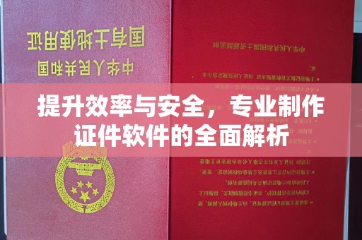 铜锣提升效率与安全，专业制作证件软件的全面解析
