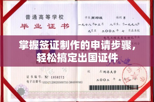 铜锣掌握签证制作的申请步骤，轻松搞定出国证件